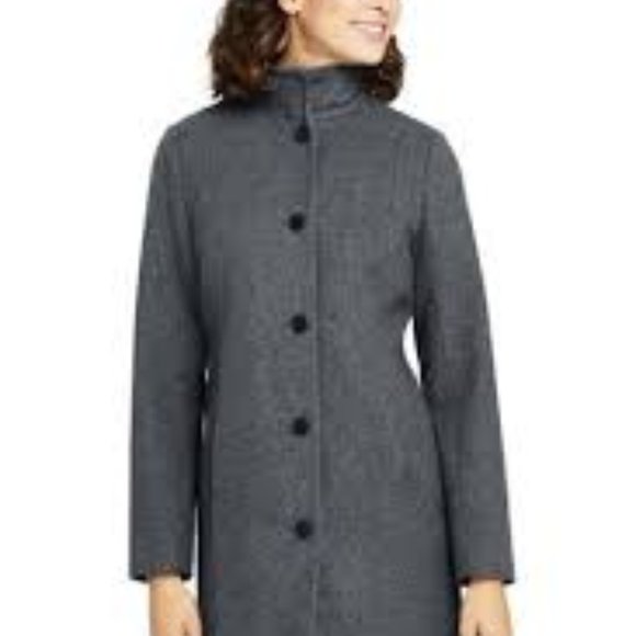 Lands End wool blend fit and flare coat, size 22W, NWT - Picture 1 of 2
